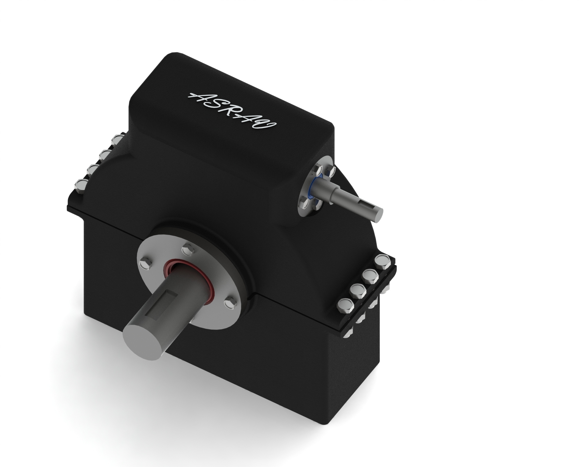 Worm Gear简易蜗轮蜗杆减速箱3D图纸 SOLIDWORKS设计 IGS格式